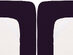 Super-Soft 1800 Series Bamboo Blend 3-Piece Sheet Set (Purple/Twin)