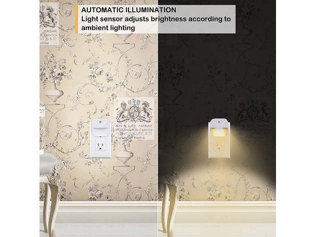 Motion Sensor Plug-in Lights (6-Pack)
