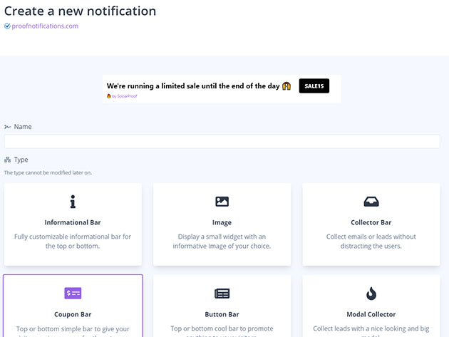 PROOF Notifications: Lifetime Subscription