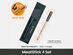 MeatStick 4 Wireless Meat Thermometer Set with Quad Sensors & 70-Hour Battery for Grills & Smokers
