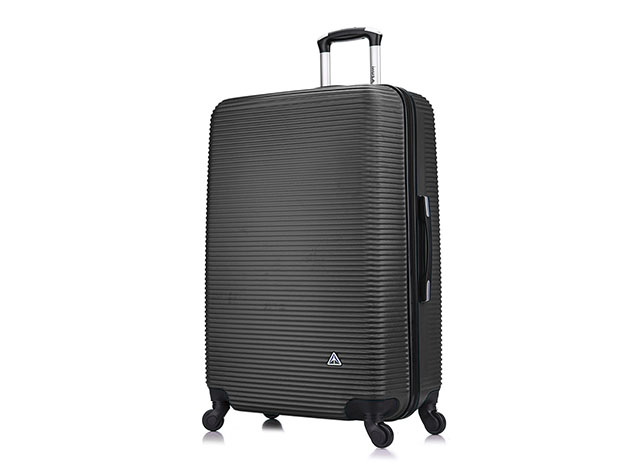 InUSA Royal Lightweight Hardside 3-Piece Set (20"/24"/28", Black)