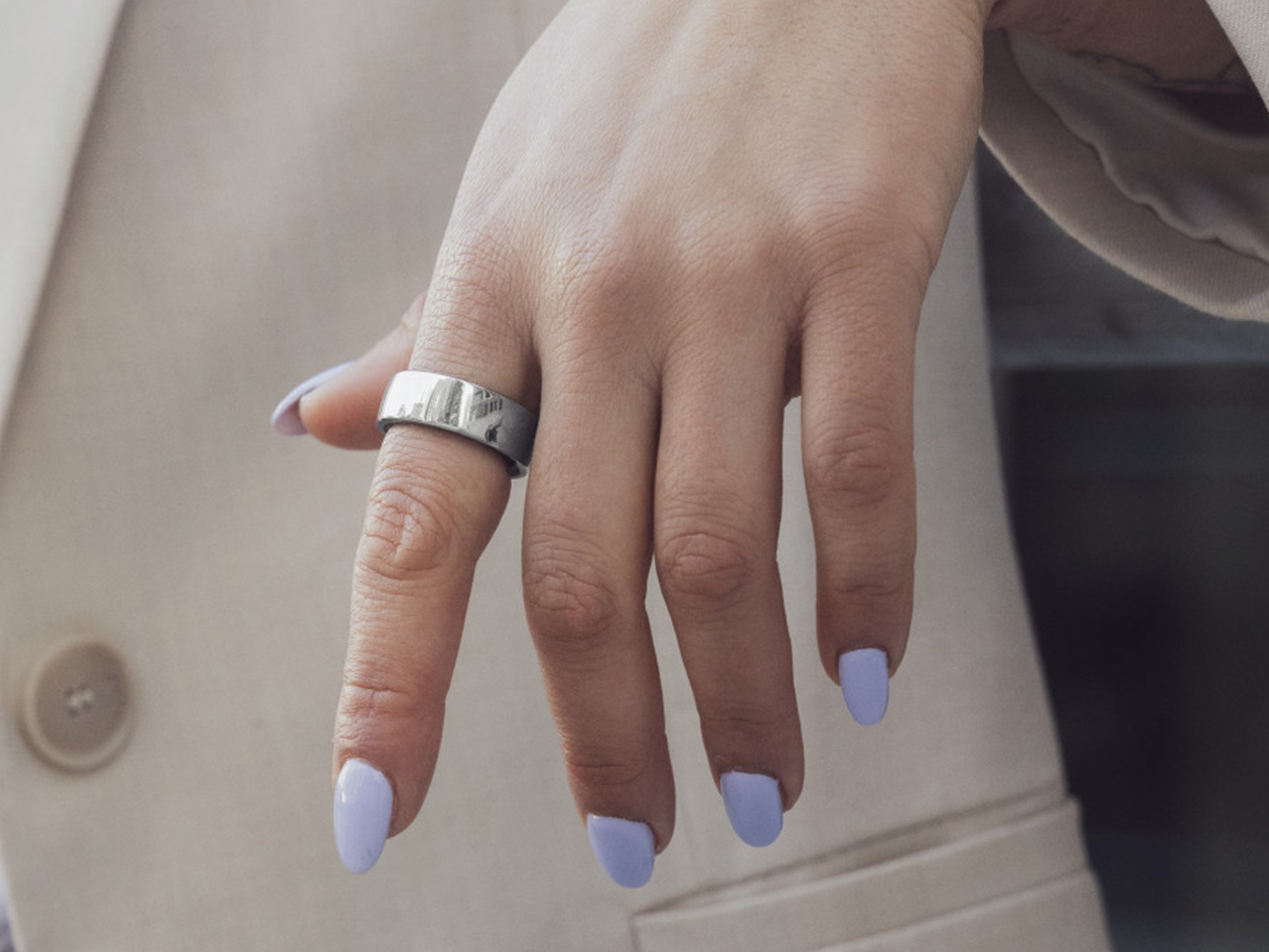 Circular Ring 2 - Advanced Health & Fitness Tracker Smart Ring (Silver/Size 12)