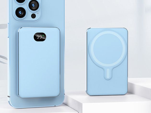 Speedy Mag 5,000mAh Wireless Charger for iPhone (Blue)