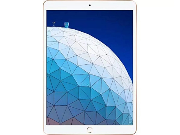 Apple iPad Air (2019) 10.5" 3rd Gen 256GB Wi-Fi Gold (Refurbished) & Accessories Bundle