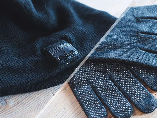 Bluetooth Beanie + Touchscreen Gloves Bundle (Small/Medium)