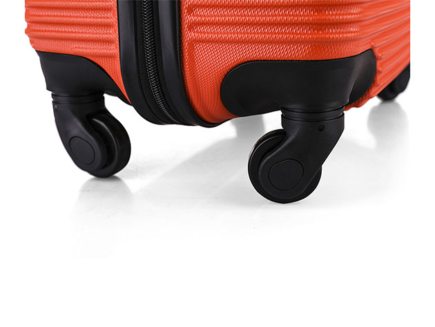 InUSA Royal Lightweight Hardside 3-Piece Set (20"/24"/28", Orange)