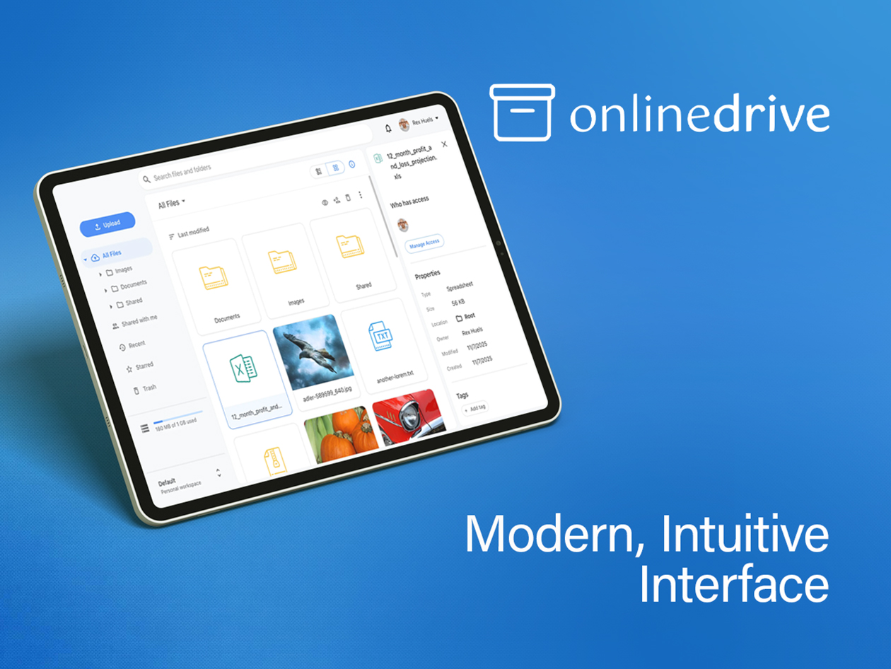 OnlineDrive Cloud Storage: Lifetime Subscription (Corporate Plan/4TB)