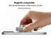 Qi2 3-in-1 Portable Charging Station (Silver)