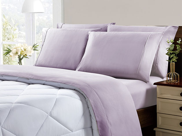 Kathy Ireland 6-Piece CoolMax Sheet Set (Lavender/Full)