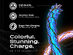Statik® GloBright® 100W Fast Charge USB-C Braided LED Cables