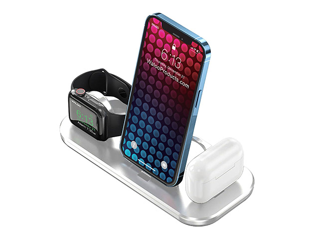 Waloo Portable & Foldable Charging Dock (Lightning Only/White)