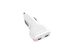 Dual USB-C Car Charger White