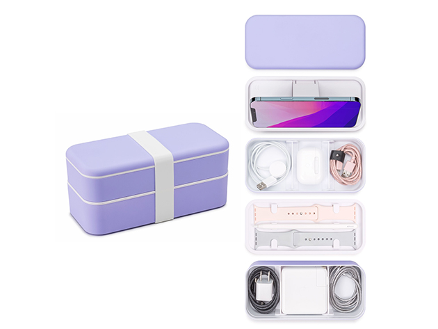 BentoStack Tech Accessory Organizer (Purple)