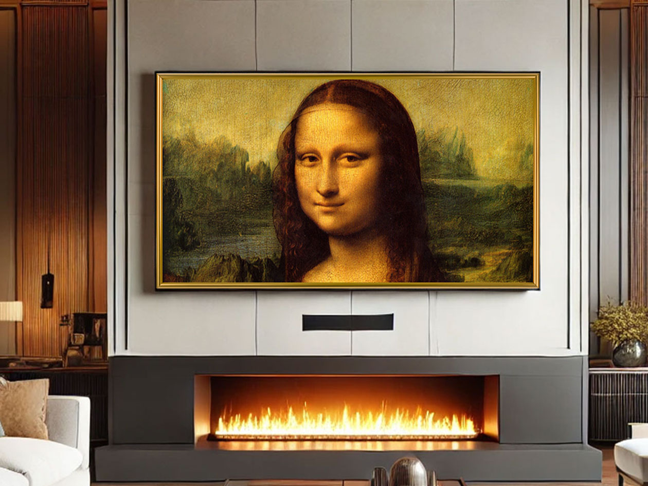 Dreamscreens Framed Art Collection - Turns Your TV into Framed Masterpieces!