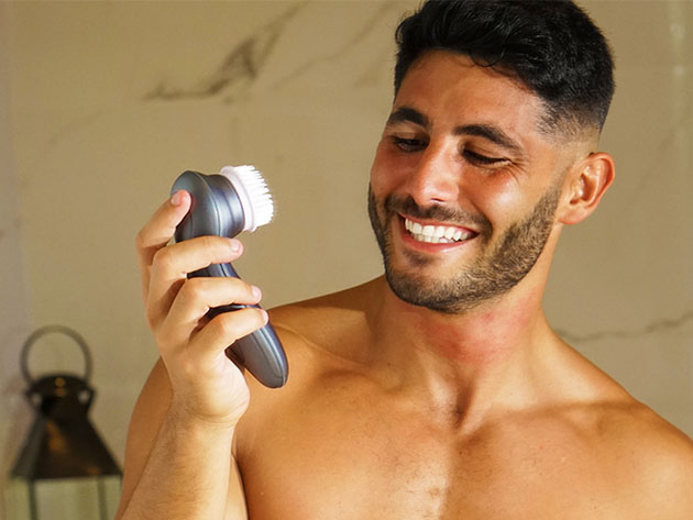MetroMan Round Trip Waterproof USB Facial Brush