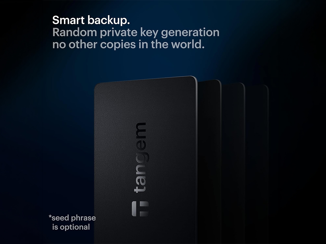 TANGEM Stealth Wallet 3-Pack Secure Offline Crypto Hardware Wallet