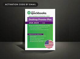 Intuit QuickBooks Desktop Premier 2024 for Windows (1 User): 1-Year Subscription