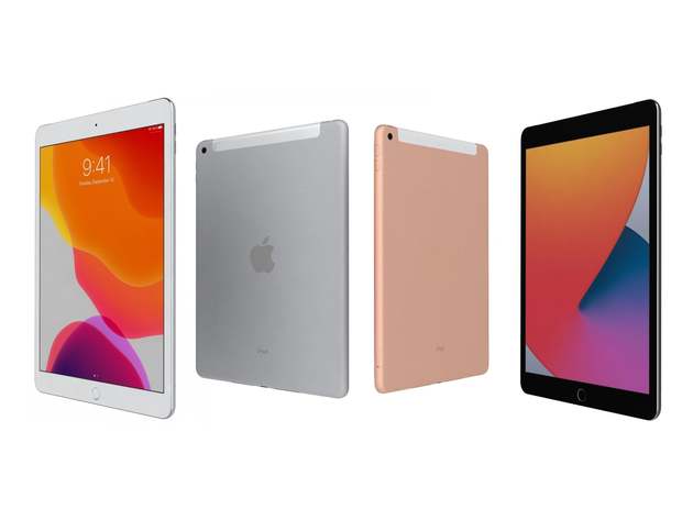 Apple iPad (2020) 10.2" 8th Gen 32GB Wi-Fi & Cellular Unlocked Silver (Refurbished)