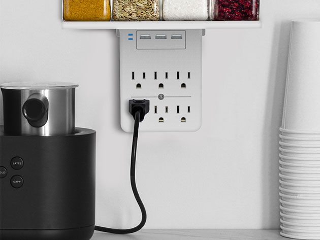 Aduro Surge Shelf Series Multi-Charging Station (White)