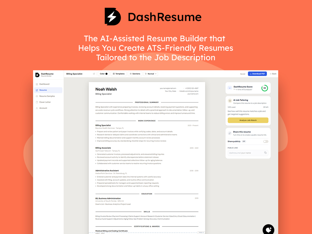 DashResume Lifetime Subscription