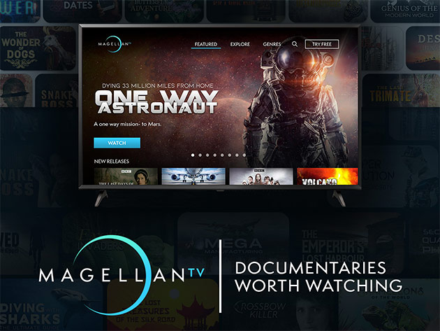 MagellanTV Documentary Streaming Service: 1-Year Subscription
