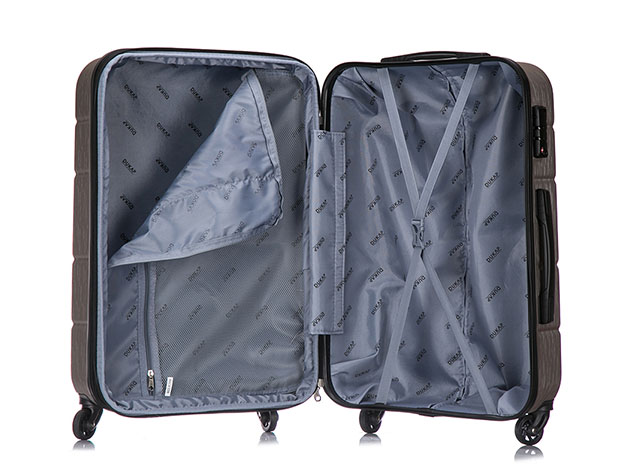 DUKAP Rodez Lightweight Hardside Spinner (24"/Silver)