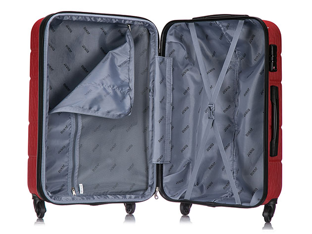 DUKAP Rodez Lightweight Hardside Spinner (20"/Red)
