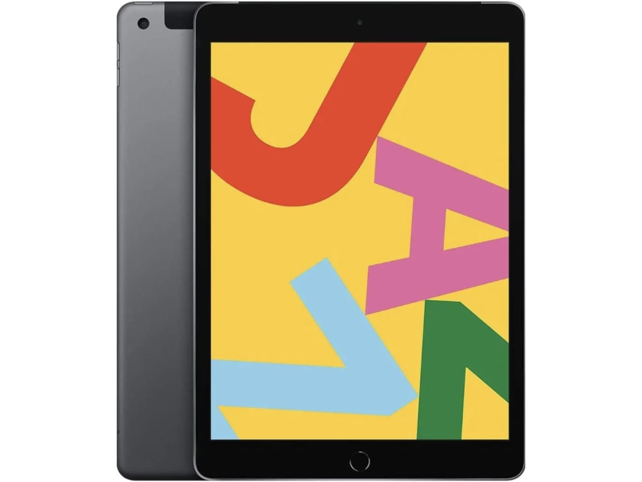 Apple iPad (2019) 10.2" 7th Gen 32GB Wi-Fi & 4G Unlocked Space Gray (Refurbished) Bundle