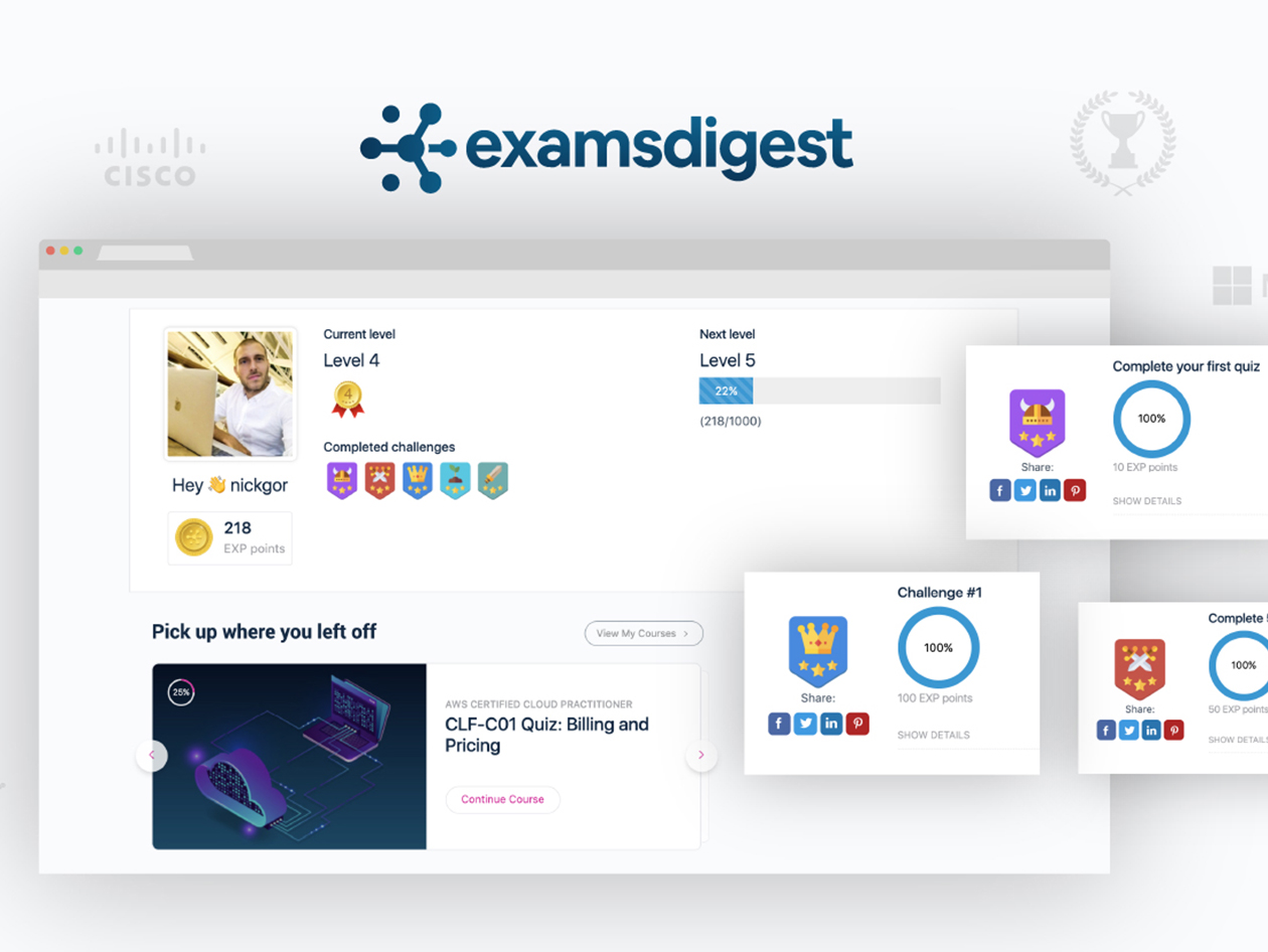 Lifetime Access to ExamsDigest for CompTIA, AWS, Microsoft & More
