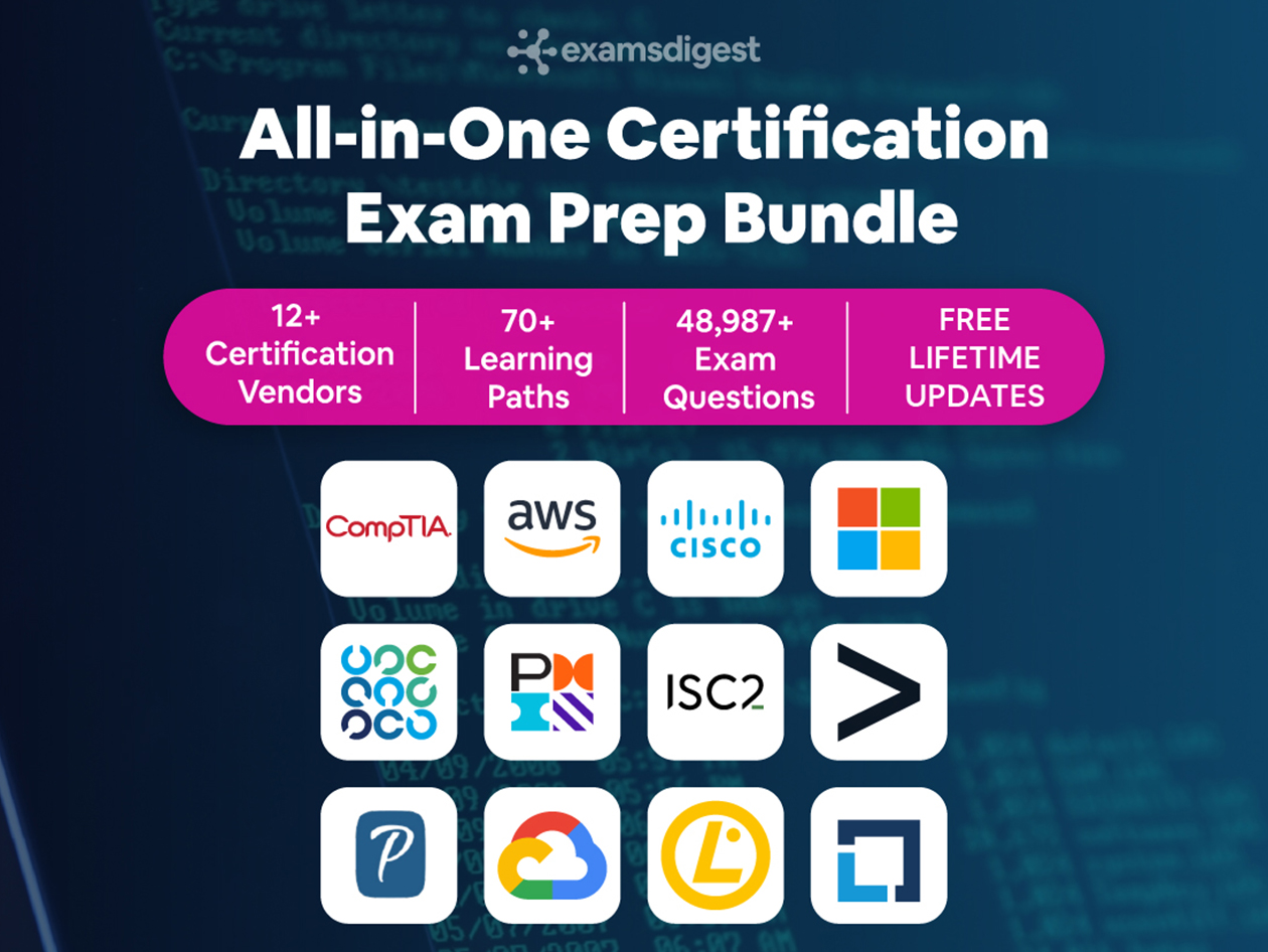 Lifetime Access to ExamsDigest for CompTIA, AWS, Microsoft & More