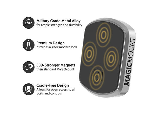 SCOSCHE MagicMount Elite Universal Magnetic Dash Mount (2-Pack)