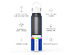 LitFlask 3-in-1 Smart Water Bottle, Bluetooth Speaker & Power Bank with Lights (Blue)