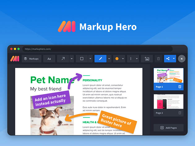 Markup Hero Superhero Pro Plan: 1-Yr Subscription