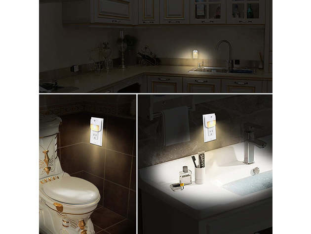 Motion Sensor Plug-in Lights (6-Pack)