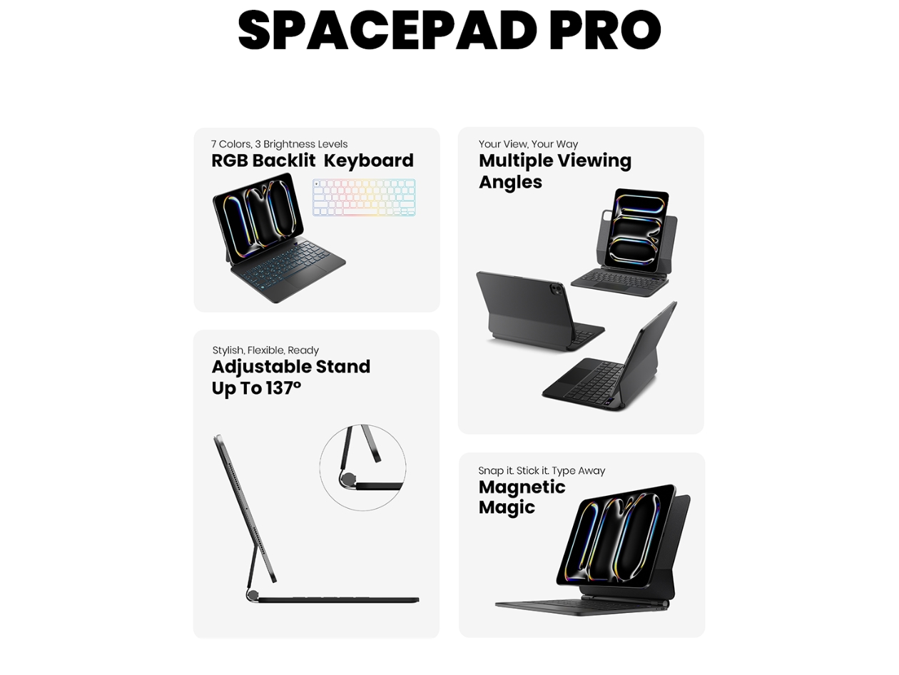 SpacePad Pro iPad Keyboard