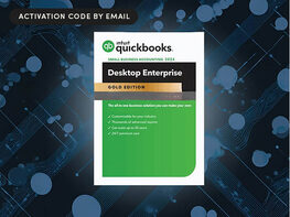 Intuit QuickBooks Desktop Enterprise 2024 for Windows (5 Users): 1-Year Subscription