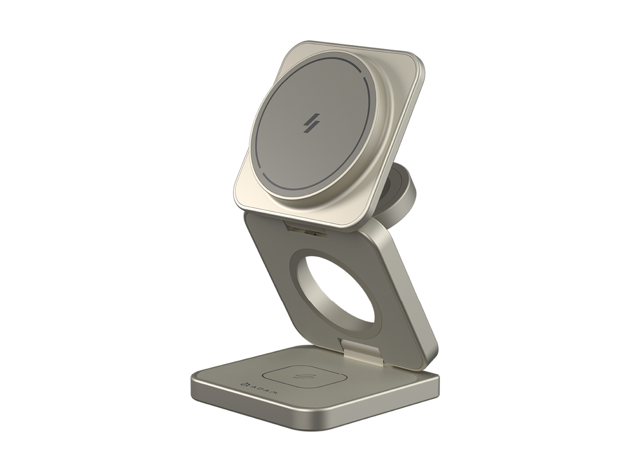 Mag 3 Ultra Qi2 25W 3-in-1 Foldable Charger (Titanium)