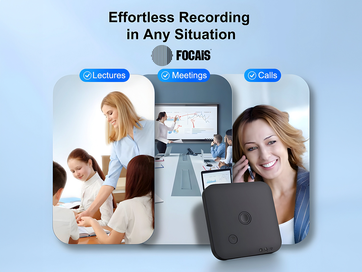 Focais: Meet One – Your AI-Powered Assistant to Capture & Summarize Notes (White)