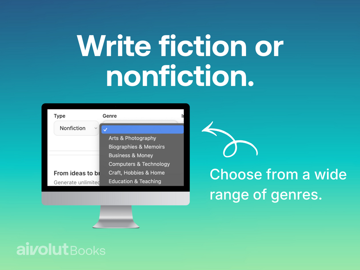 Aivolut AI Book Creator: Lifetime Subscription