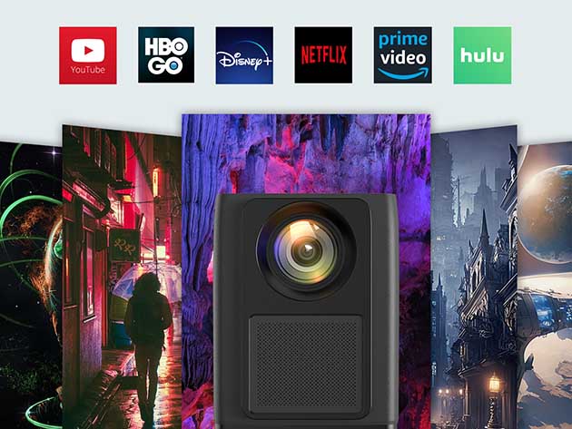 AAXA L500 1080p Bluetooth Wi-Fi Smart Projector