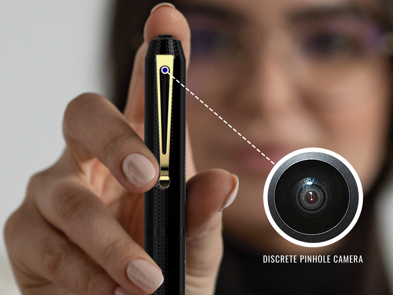 iSpyPen Pro X 2K HD Recording Camera Pen 64GB (Blue)