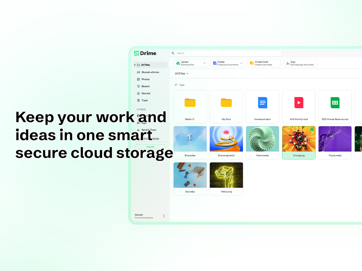 Drime Secure Cloud Storage: Lifetime Subscription (Advanced Plan/6TB)