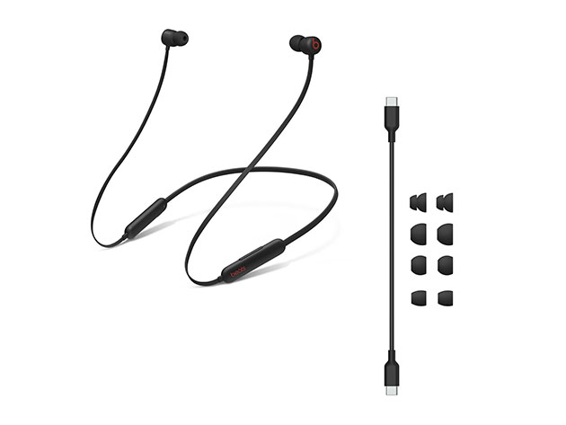 Apple iPad (2018) 6th Gen 32GB Wi-Fi Space Gray (Refurbished) + Beats Flex Headphones Bundle 