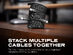 Statik® MagStack™ Pro 6ft USB-C Tangle-Free Magnetic 100W Fast Charge Cables