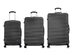 InUSA Royal Lightweight Hardside 3-Piece Set (20"/24"/28", Black)