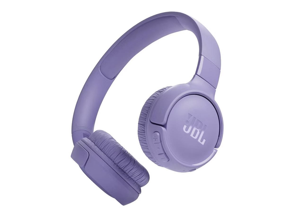 JBL Tune 520BT On-Ear Wireless Headphones - Purple (Open Box)