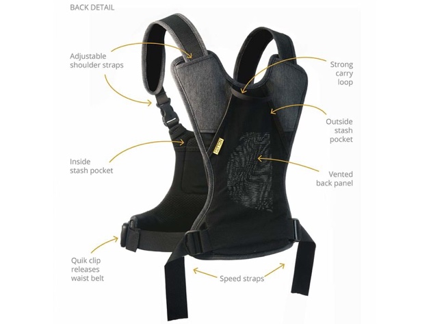 Cotton Carrier 3744 CCS G3 Harness System for One Camera Patented Twist - Grey (Distressed Box)