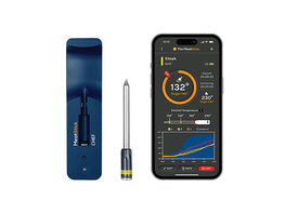 MeatStick Chef Mini Wireless Meat Thermometer Set for Small Cuts with Quad Sensors & App Control