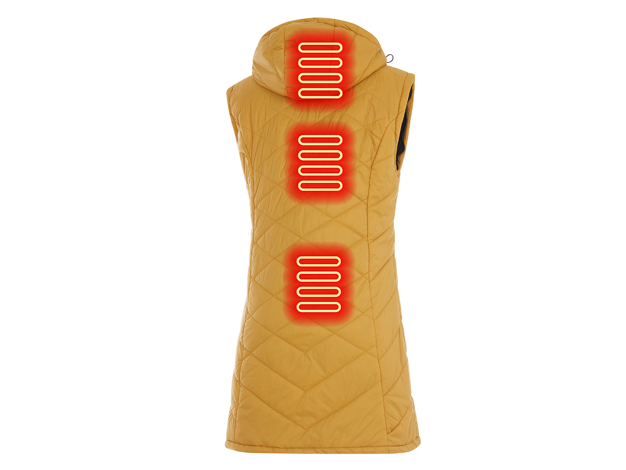Women's Helios Hybrid Heated Coat (Golden/2XL)