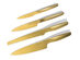 Hast Edition Series Matrix Powder Steel 4-Piece Gold Knife Set